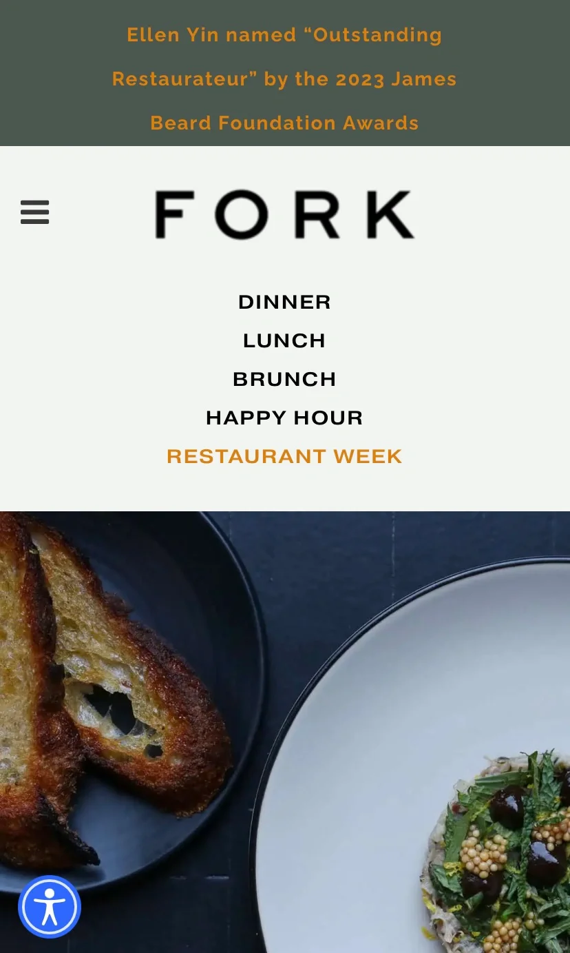 Philadelphia Restaurant Week at Fork
