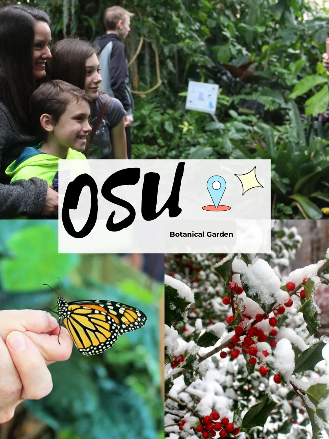 🌿 OSU | Winter Botanical Garden, Complete with a Greenhouse 🌿