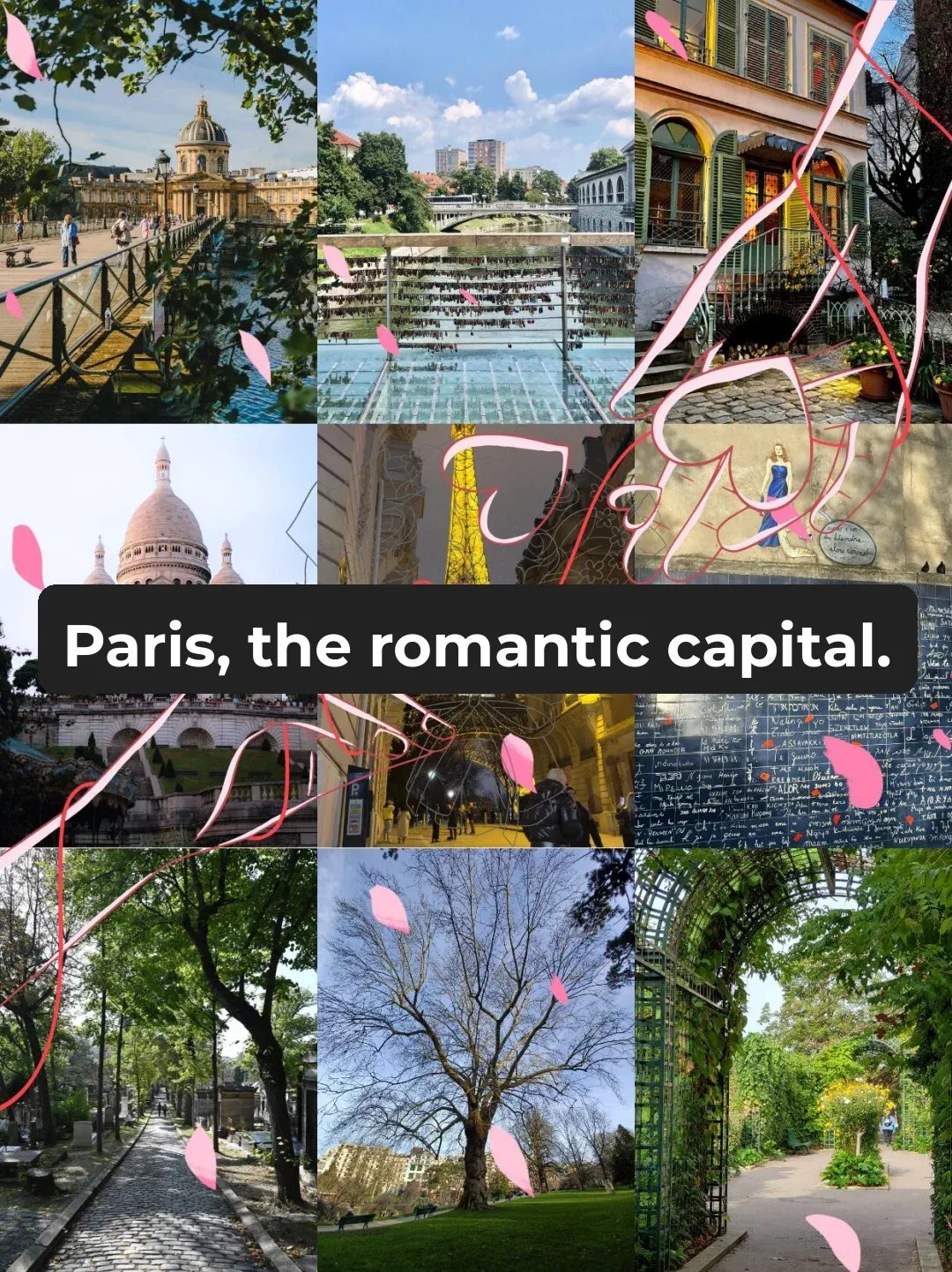 Top 9 Romantic Spots in Paris, Love is in the Air!