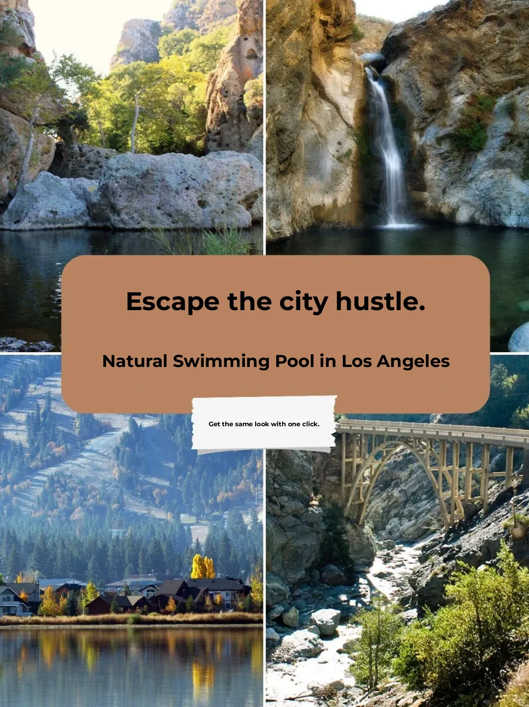 Escape the Urban Hustle 🌄 Top Natural Pools to Dive Into!