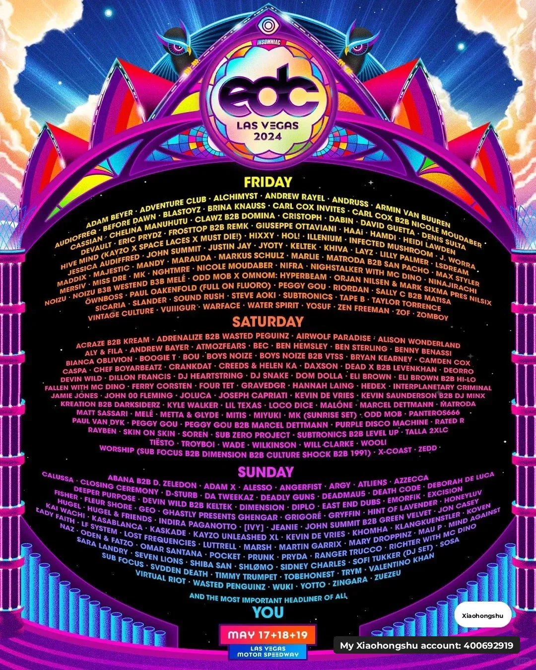 Las Vegas 2024 EDC Travel Guide: Food, Attire, Accommodation & Transport (Part 2)