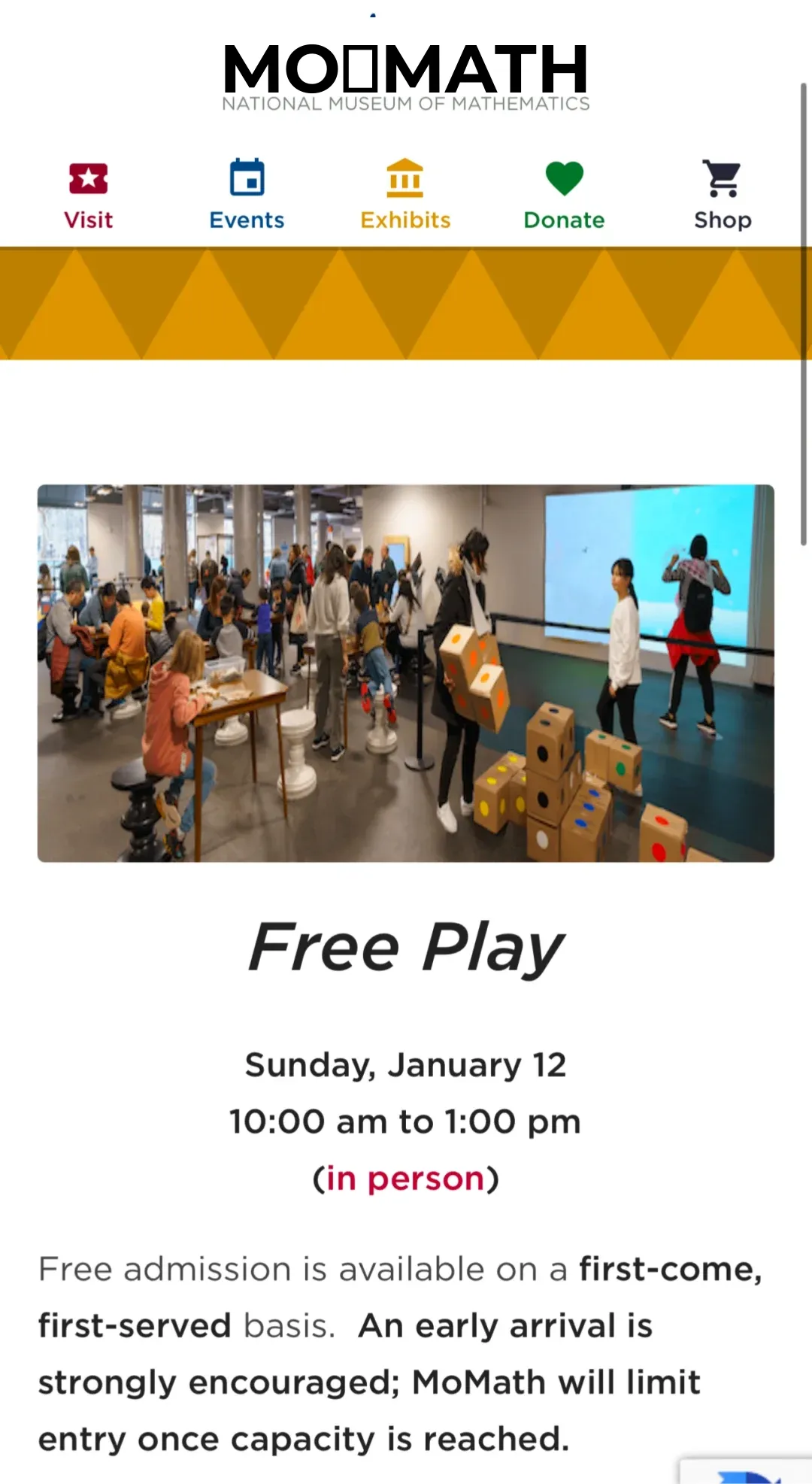 Hidden Gem in NYC! Free Admission Returns to the National Museum of Mathematics!