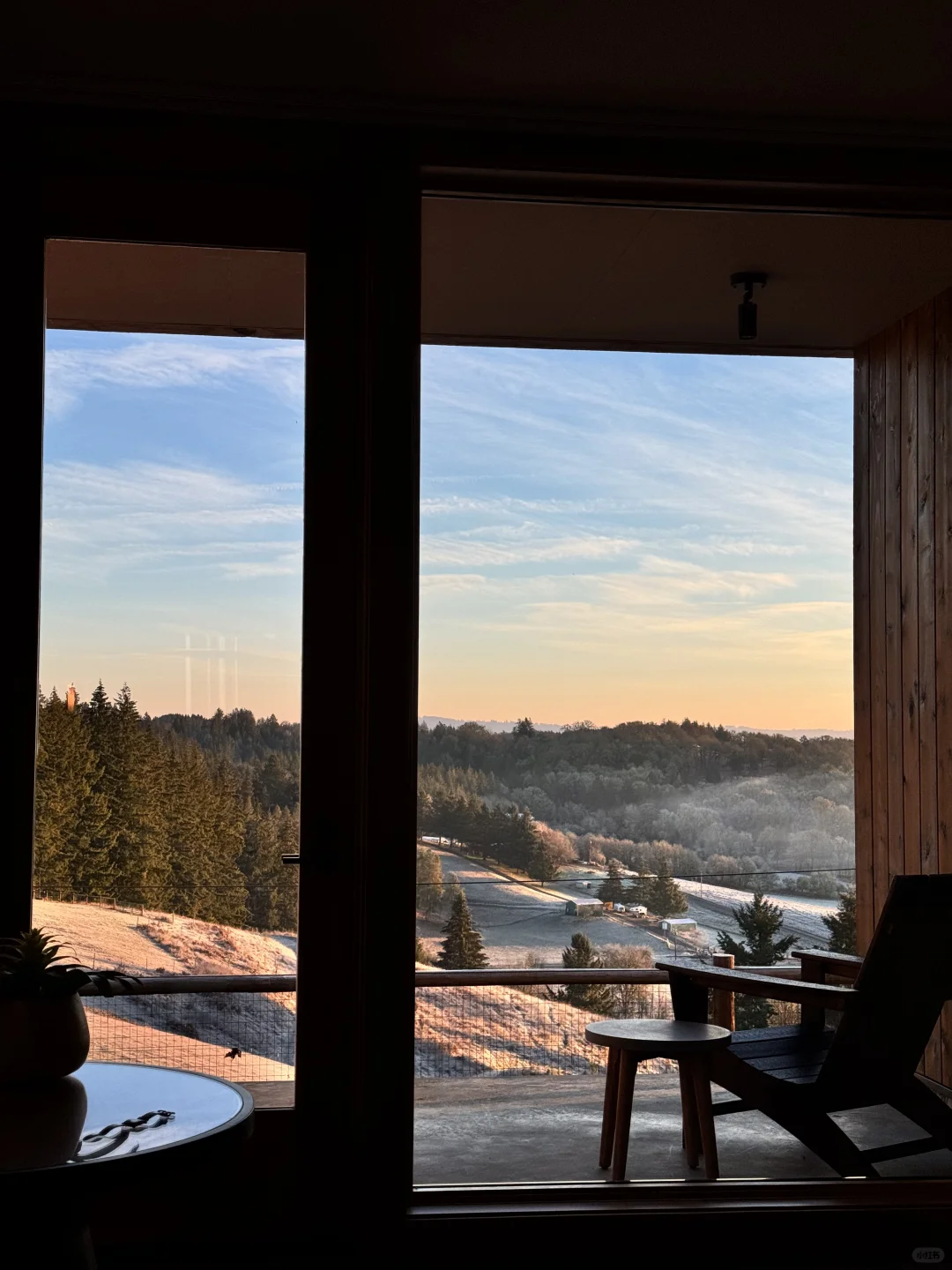 Sunset on Snow Collector | A Winter's Day at a Farm in Portland