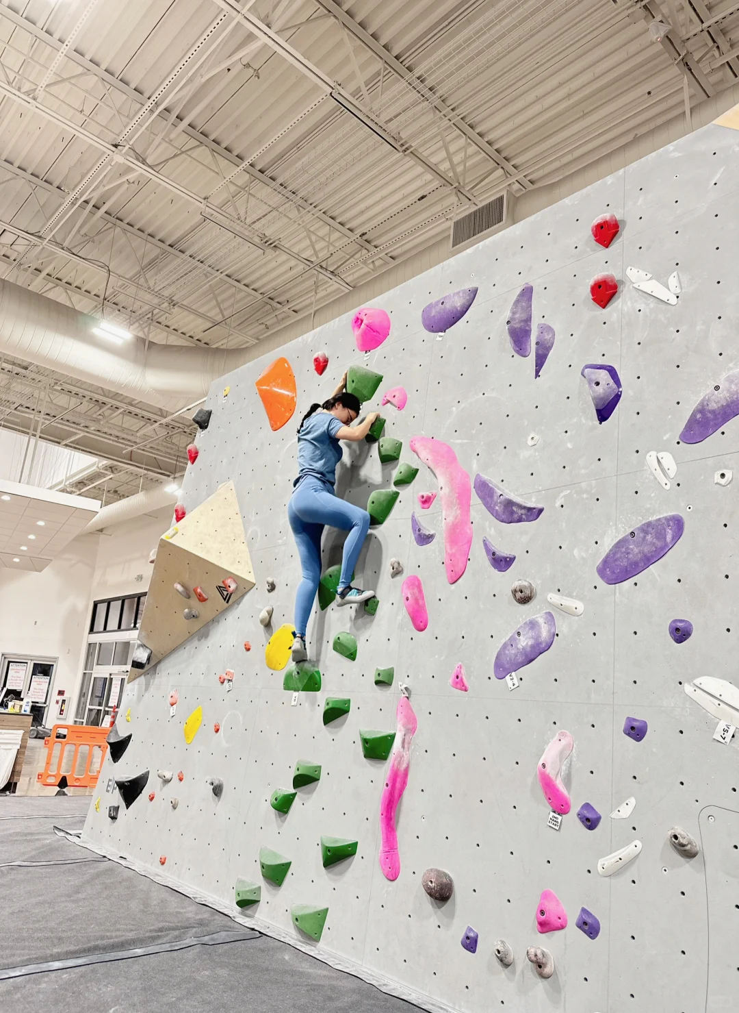 Trying Out the Newly Opened Rock Climbing Gym