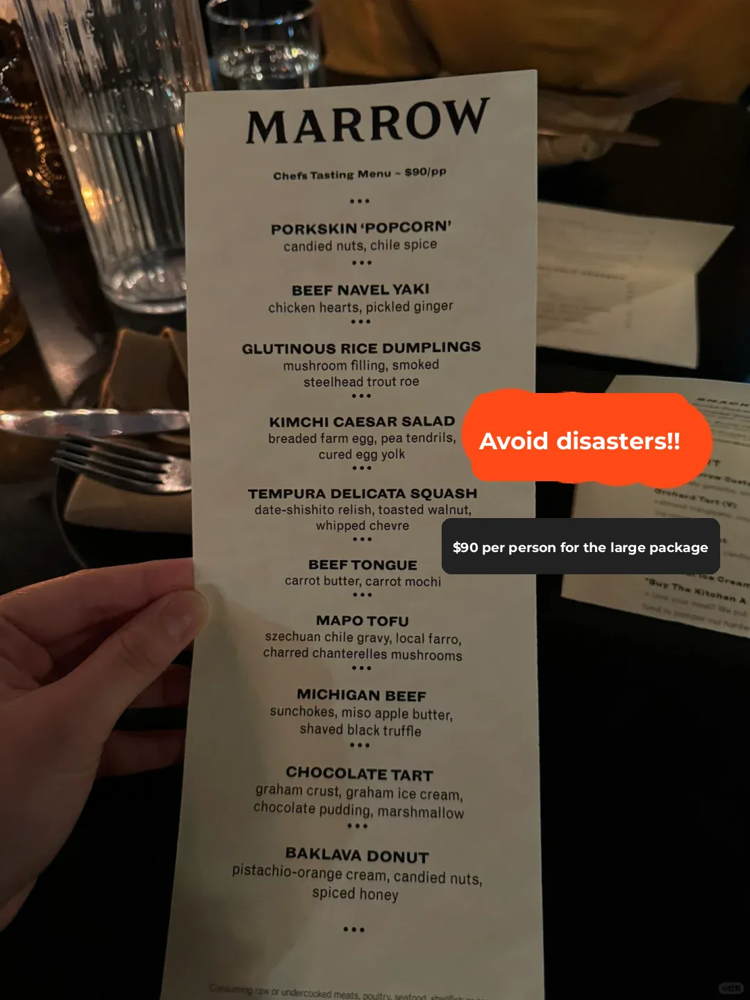 Must Vent About Detroit's MARROW Restaurant