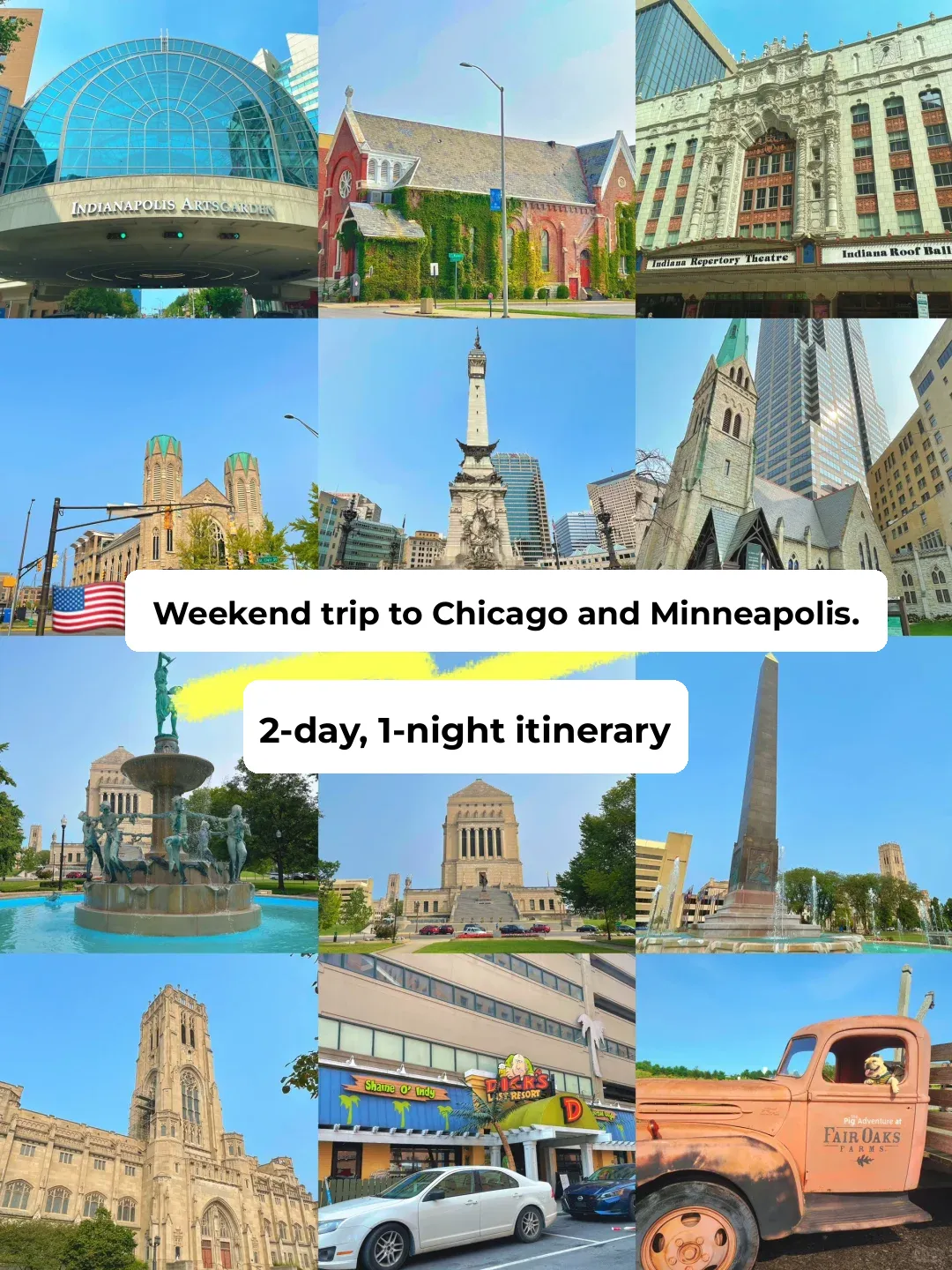 Chicago to Indianapolis Road Trip Guide