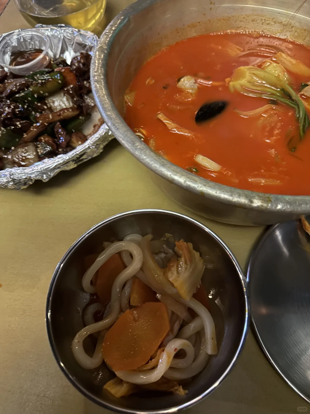 Incredibly Delicious Korean Spicy Seafood Noodles in Dallas!