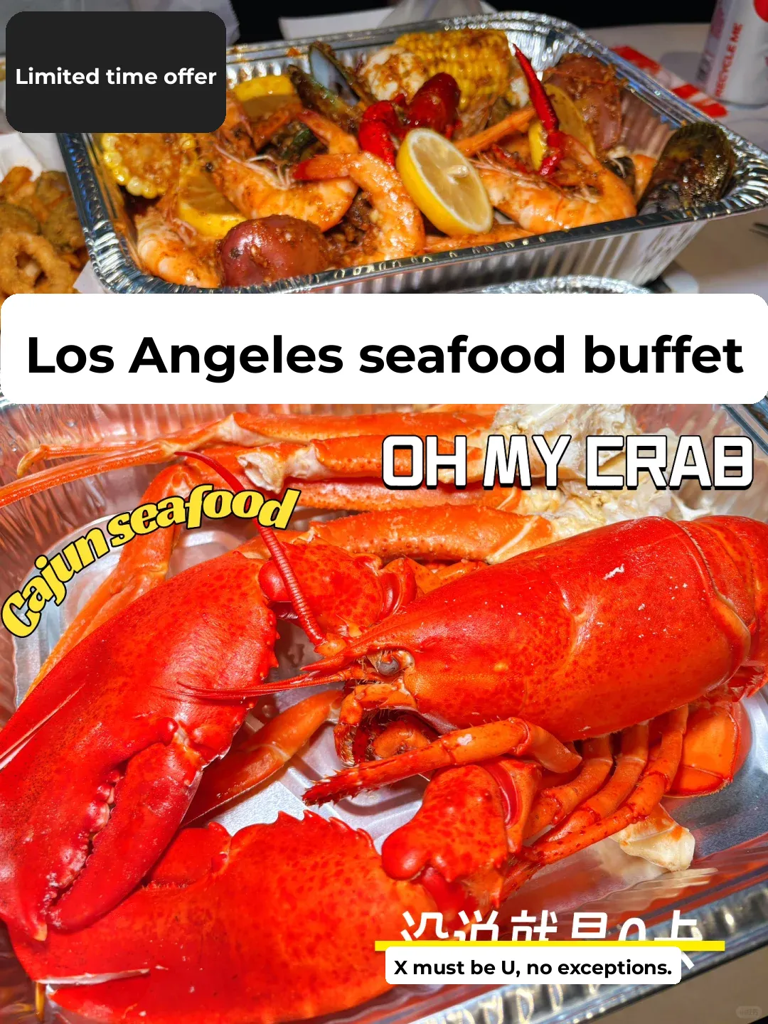 "$34.99 for a Seafood Buffet in LA 🦀 What a Steal!"