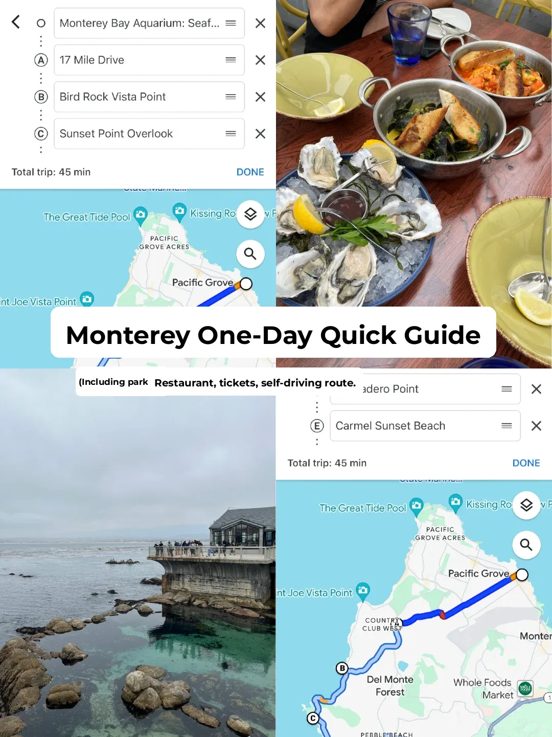 Monterey/Carmel Day Trip: Super Smooth Itinerary for Must-See Spots