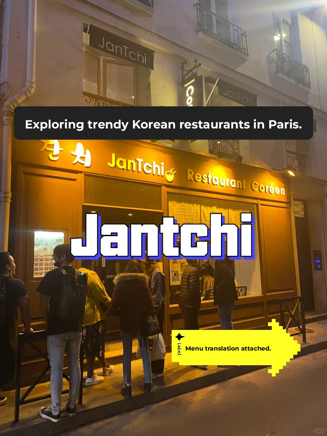 Paris Food Hunt | Viral Korean Cuisine | The Spot French People Line Up For (With Translation)