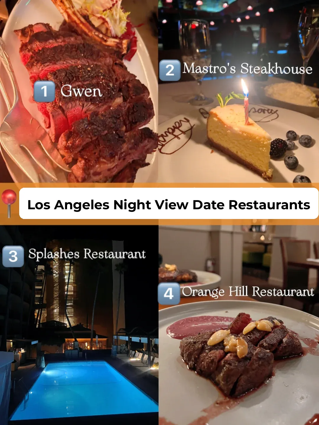 Los Angeles Night View 🥂 A Beginner's Guide to Ultra-Romantic Date Night Restaurants