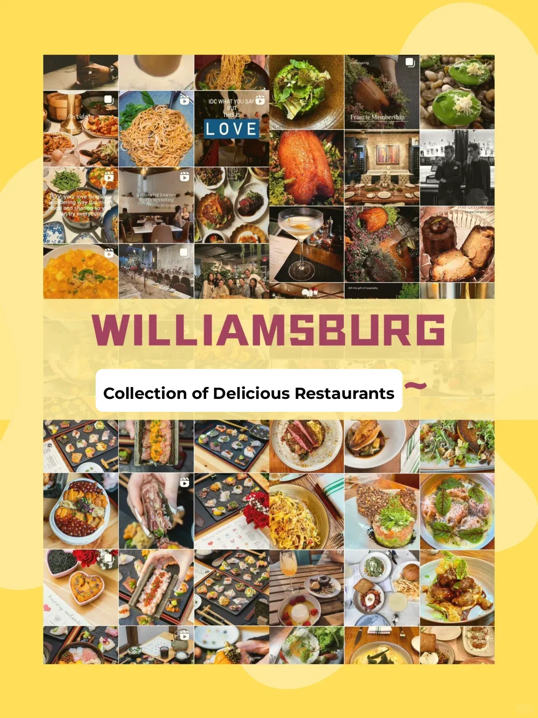 "Williamsburg is Absolutely Packed with Delicious Eats"