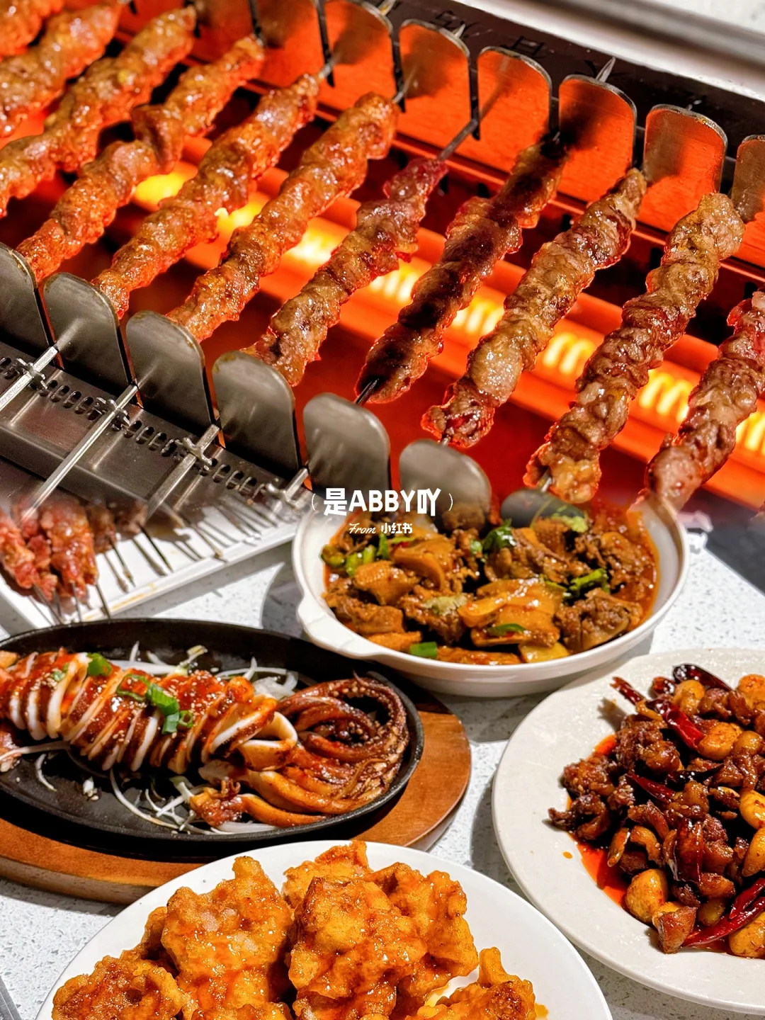 In NYC! This skewer spot is straight-up fire, who hasn't tried it yet? 🔥