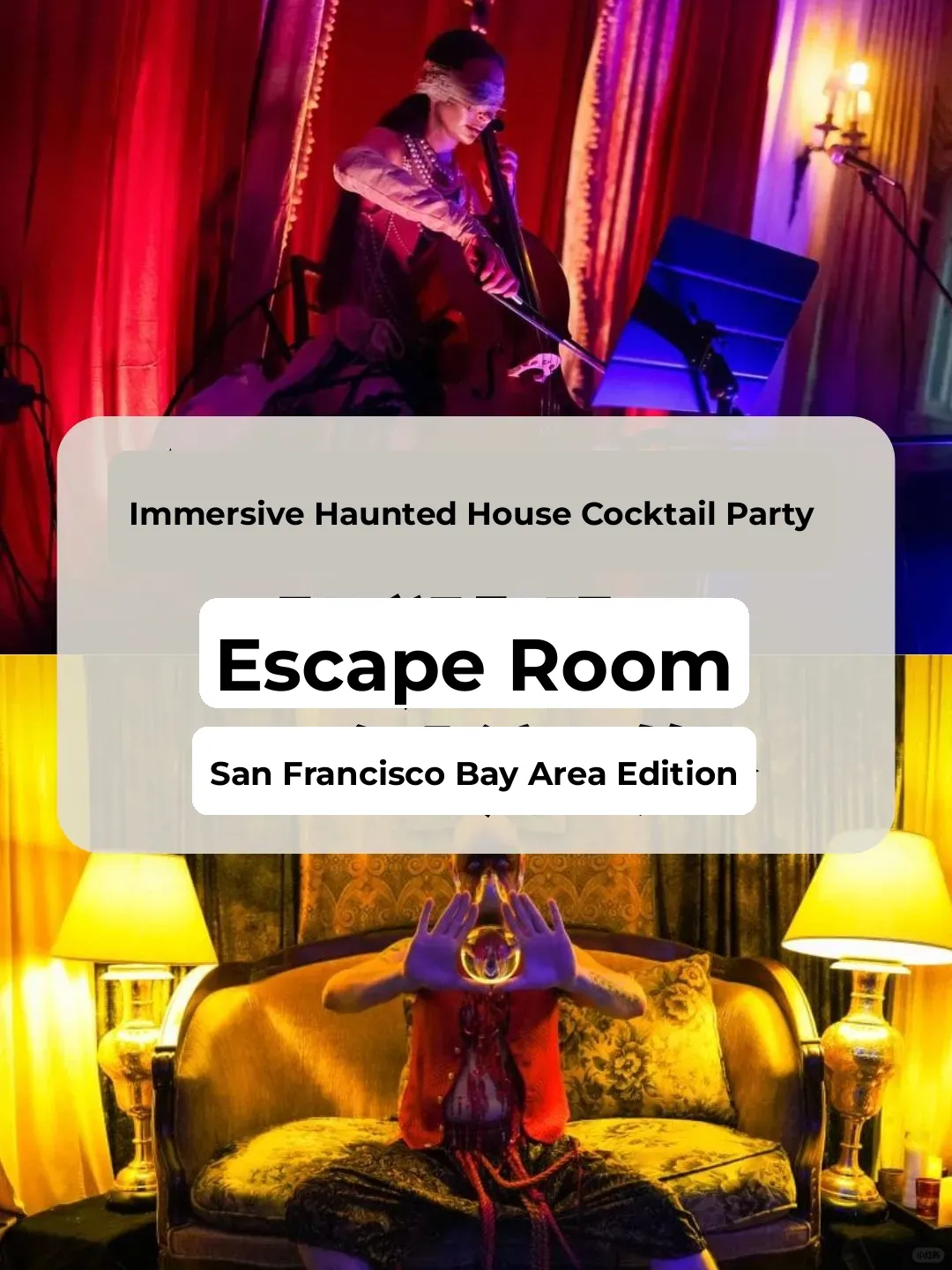 【San Francisco Bay Area】 Immersive Haunted House Escape Room Experience