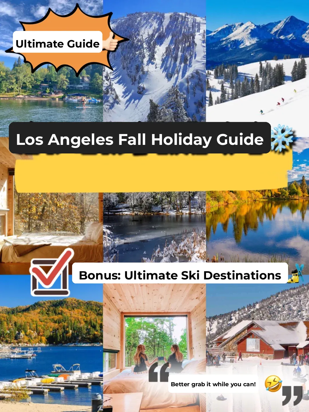 Los Angeles Travel | Top Spots for Winter Getaways & Skiing in LA ❄️