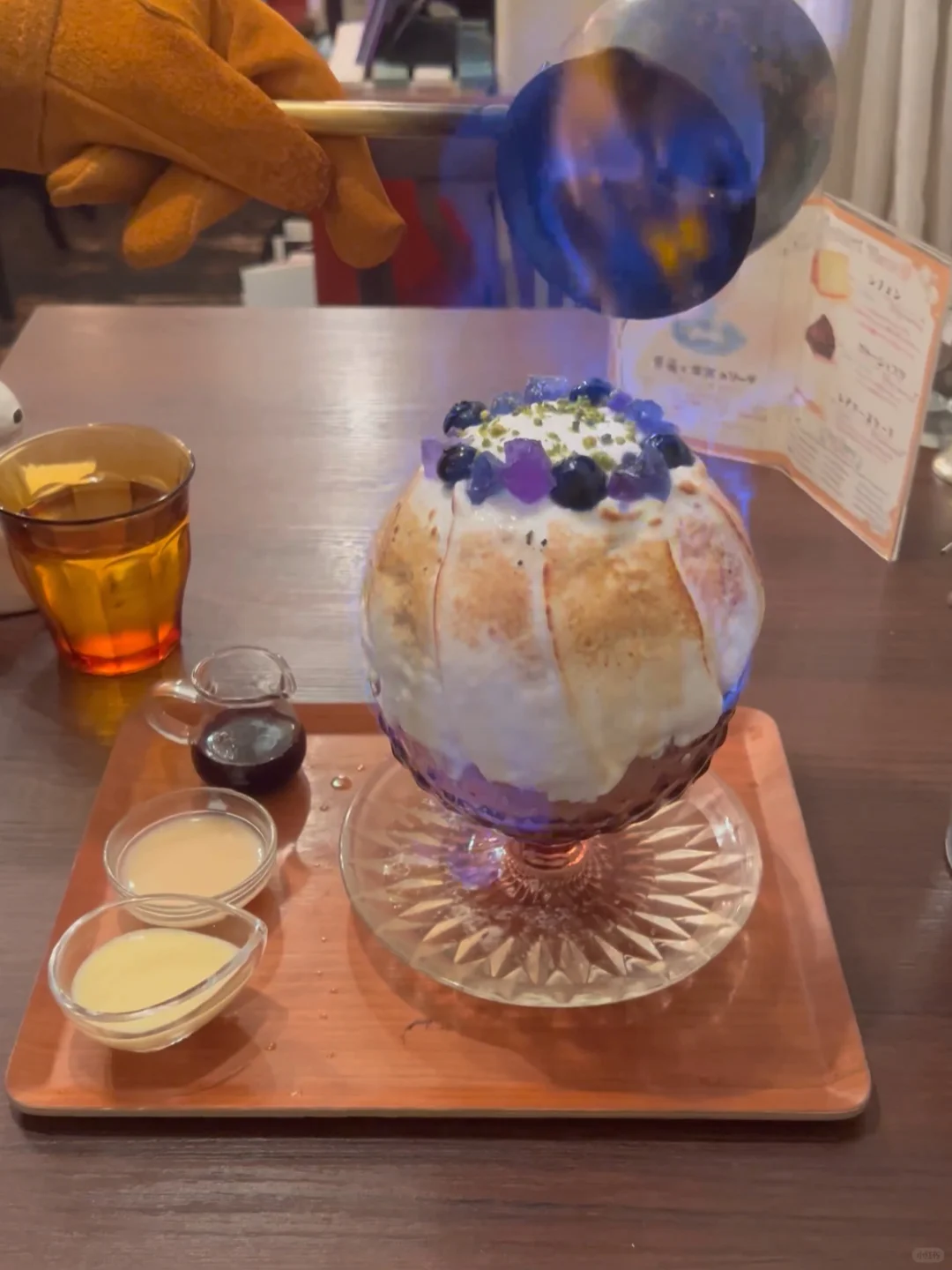 Tokyo 🍧 Kichijoji's Inferno Crystal Blueberry Shaved Ice