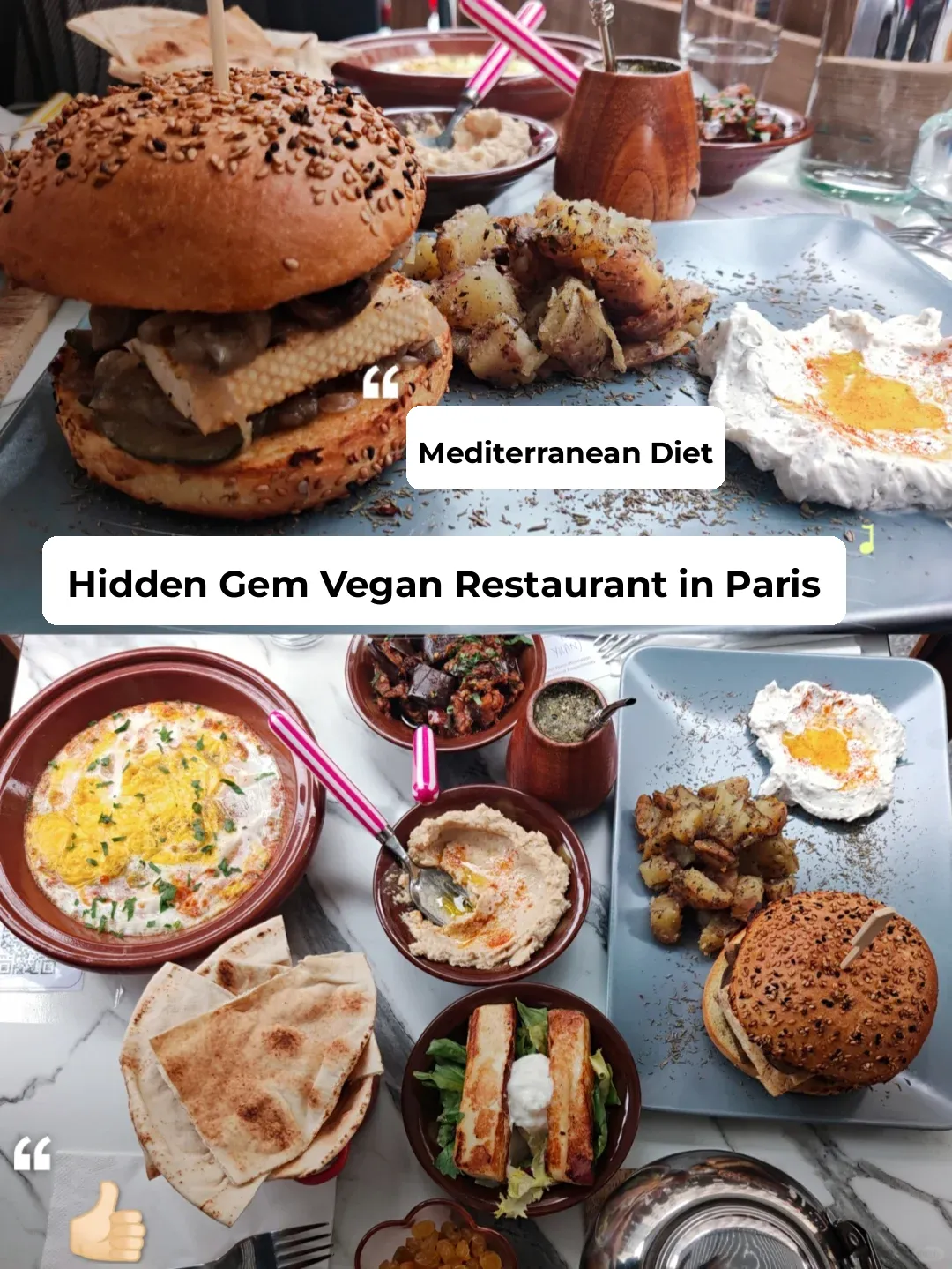 Paris Eats | Top-Notch Mediterranean Vegan Spot with Rave Reviews