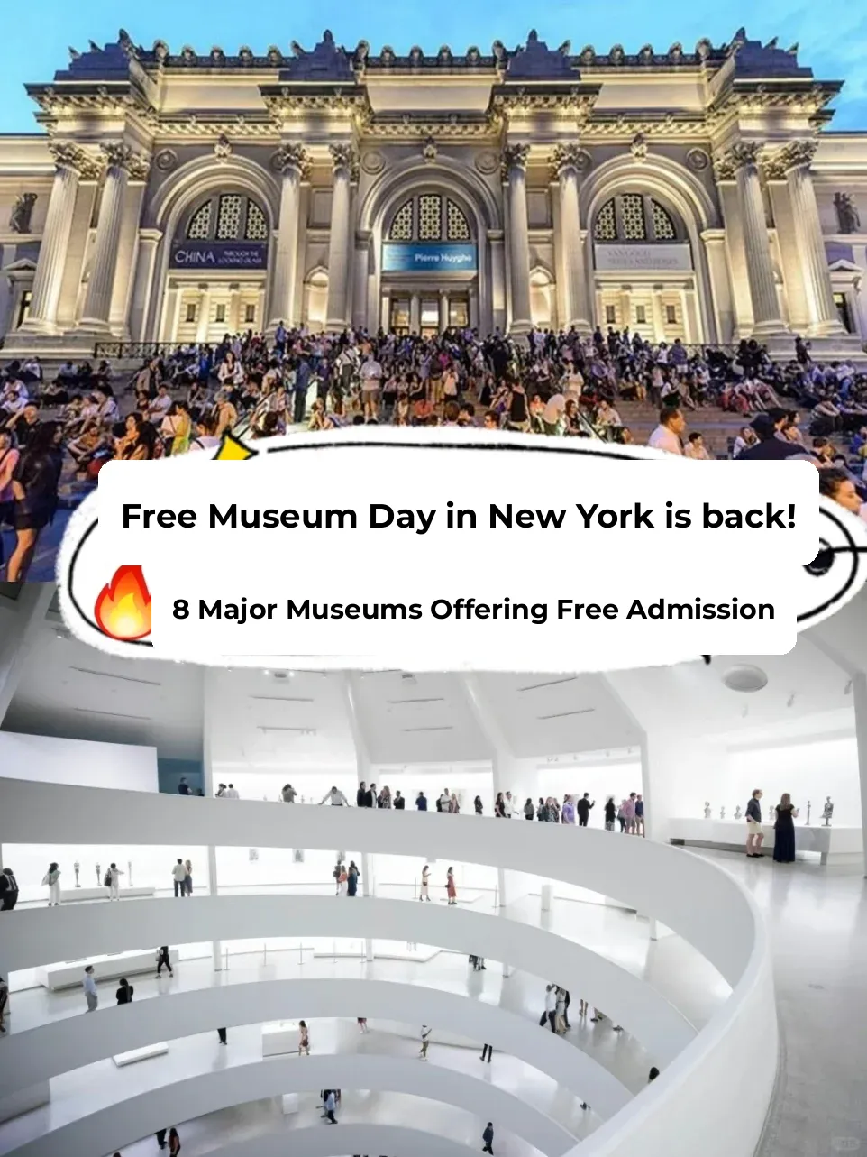 Free Museum Day Returns to NYC 🔥 8 Top Museums to Explore