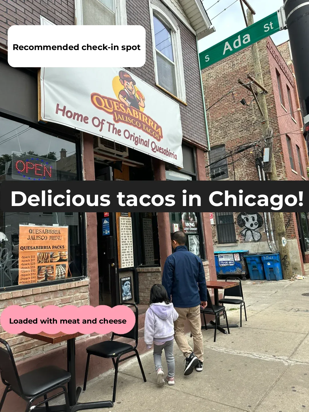 Chicago's Most Delicious Tacos: Huge, Stuffed with Meat and Cheese