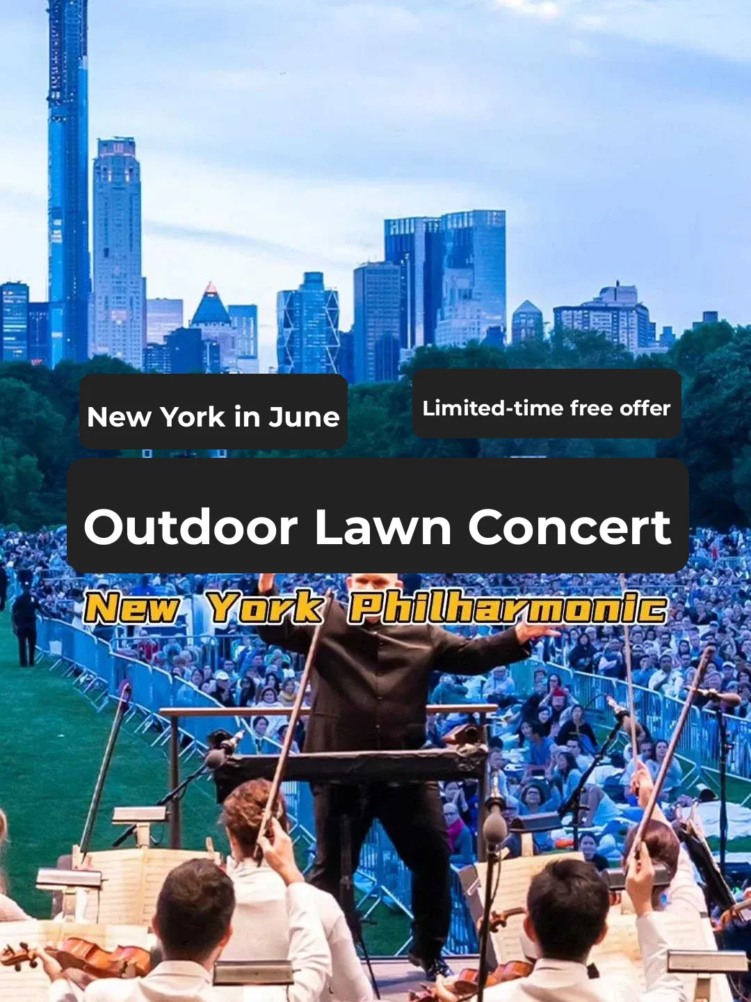 🎵 Free Open-Air Lawn Concerts in New York This June