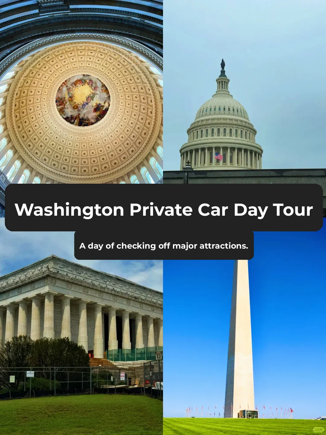 🌟Washington Charter Tour Guide | Exploring Classic Attractions in One Day