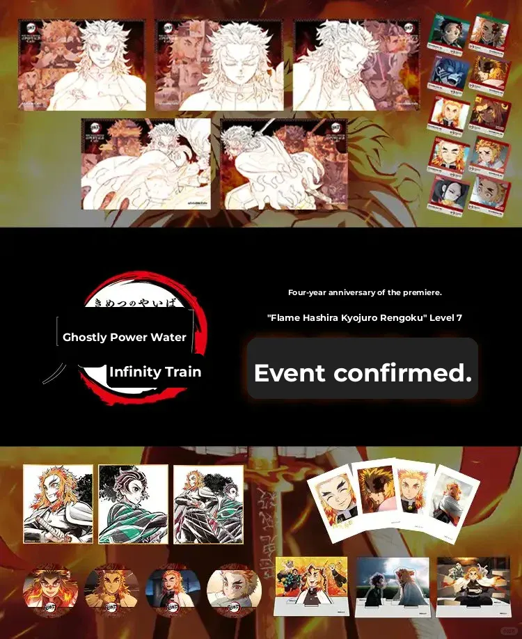 Demon Slayer: Infinity Train 4th Anniversary Cafe Coming in October