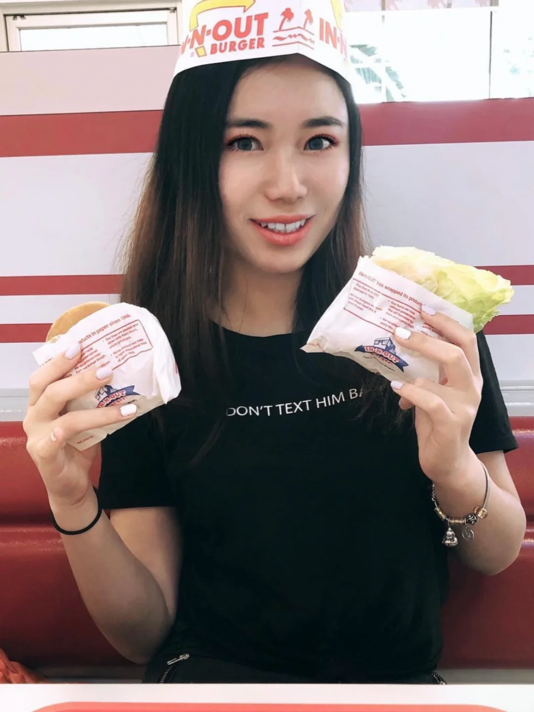 Enjoying In-N-Out in Dallas 🍔