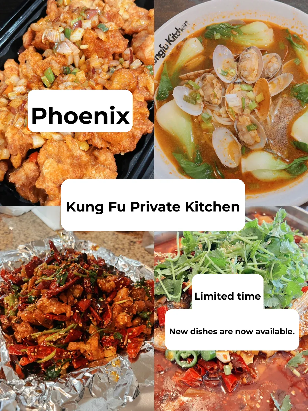 Phoenix City🌟【Kung Fu Private Kitchen】New Dishes Launching This Friday!🌟