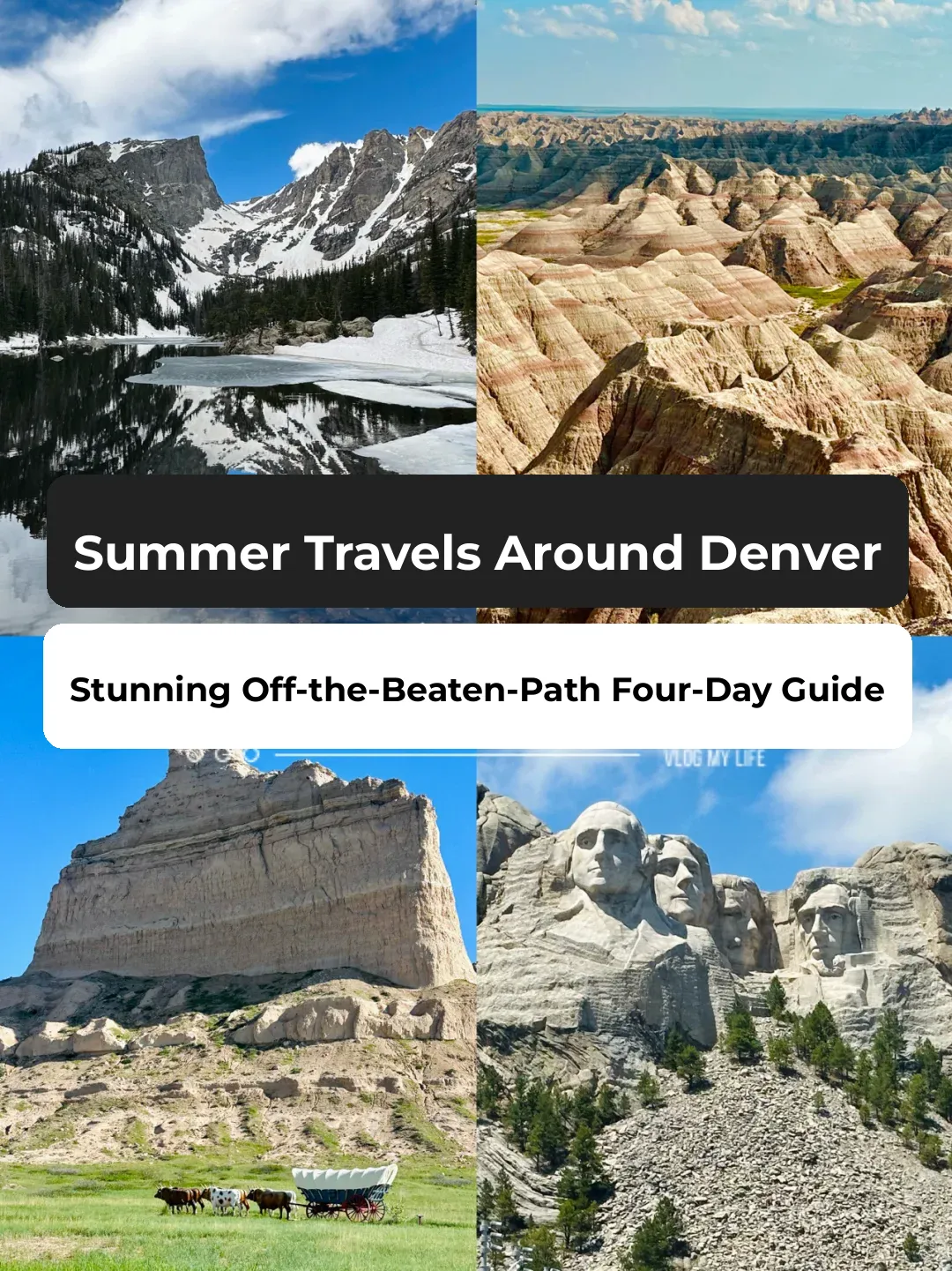 Must-Visit! A Stunning Four-Day Trip Around Denver: Ice Lakes, High Peaks, and Badlands