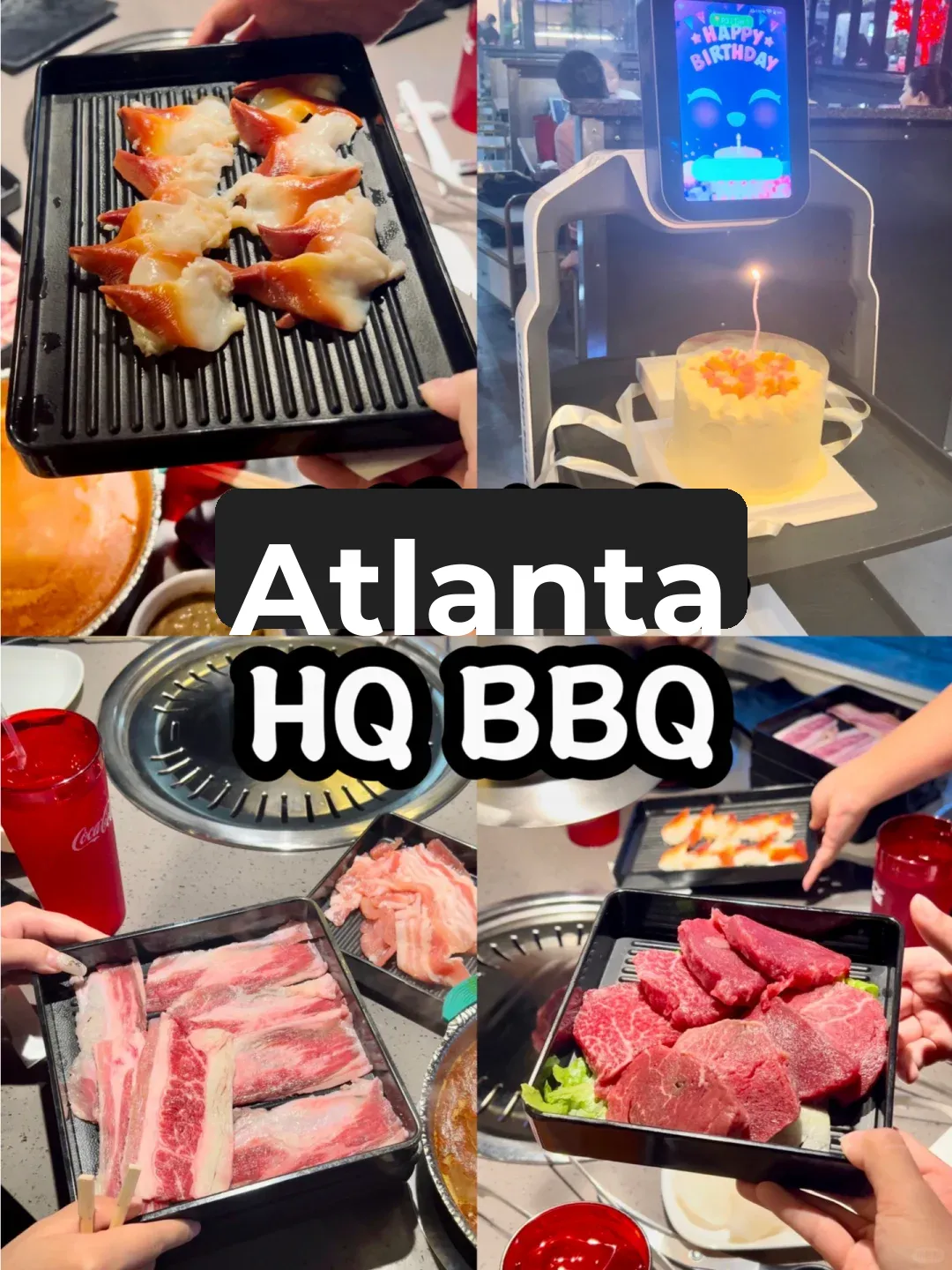 Atlanta's New Hotspot HQ BBQ🔥Scallop Sushi🍣Wagyu All-You-Can-Eat Buffet
