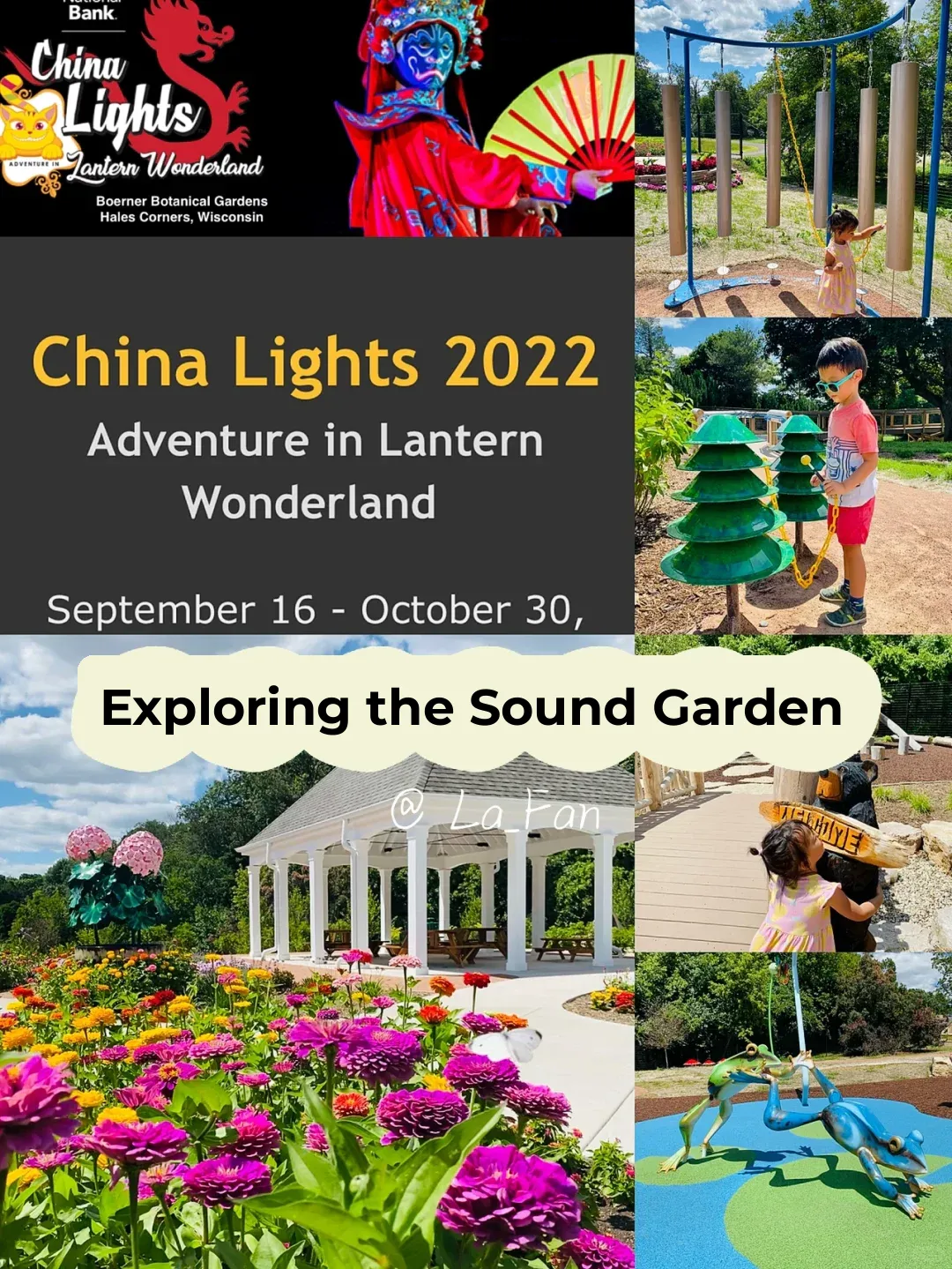 Milwaukee's Free Children's Botanical Garden for Kids Under 5 | Chinese Lantern Festival