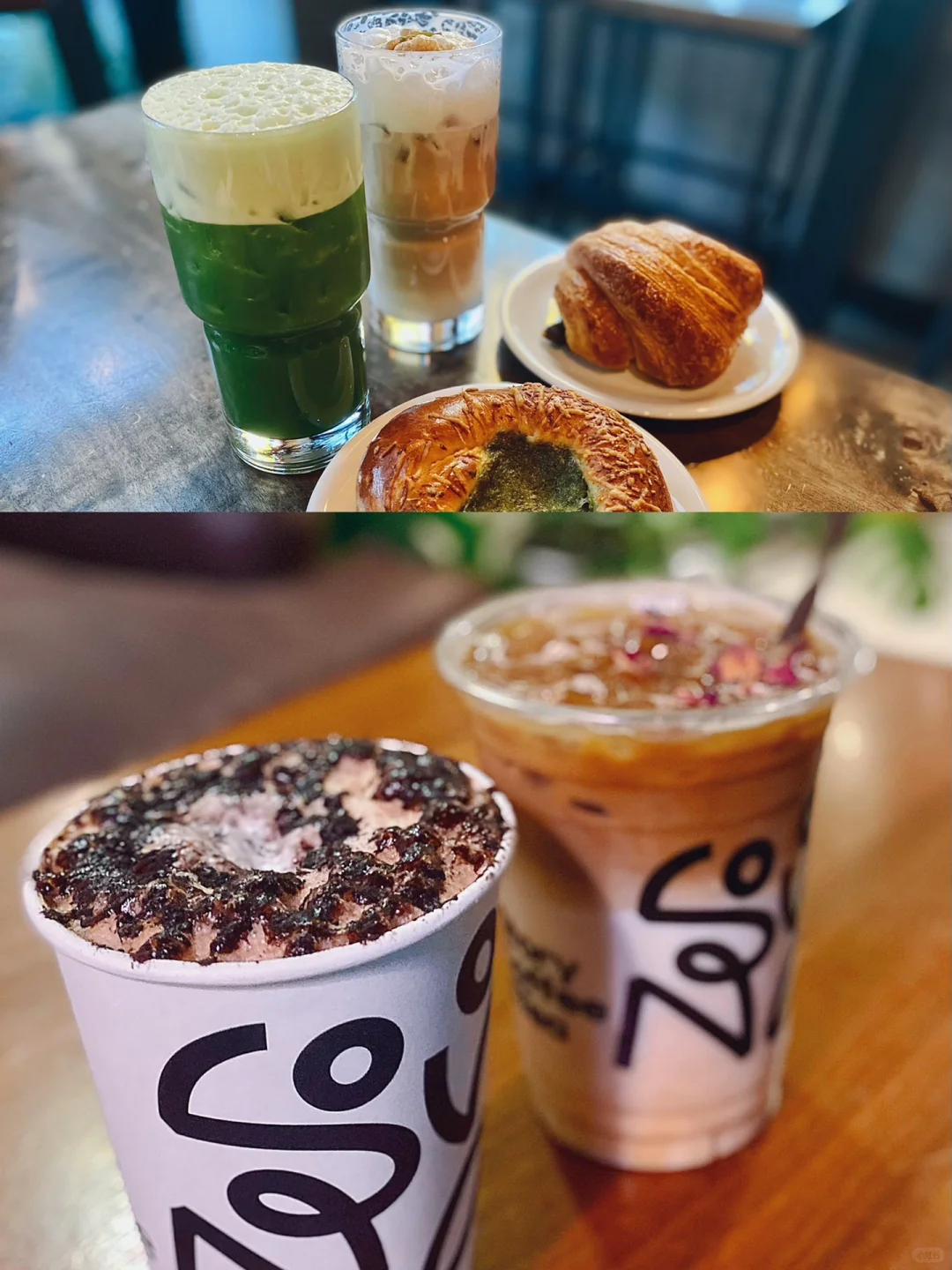 Bellevue's Storytelling Café: Jasmine Sea Salt, Rose Latte