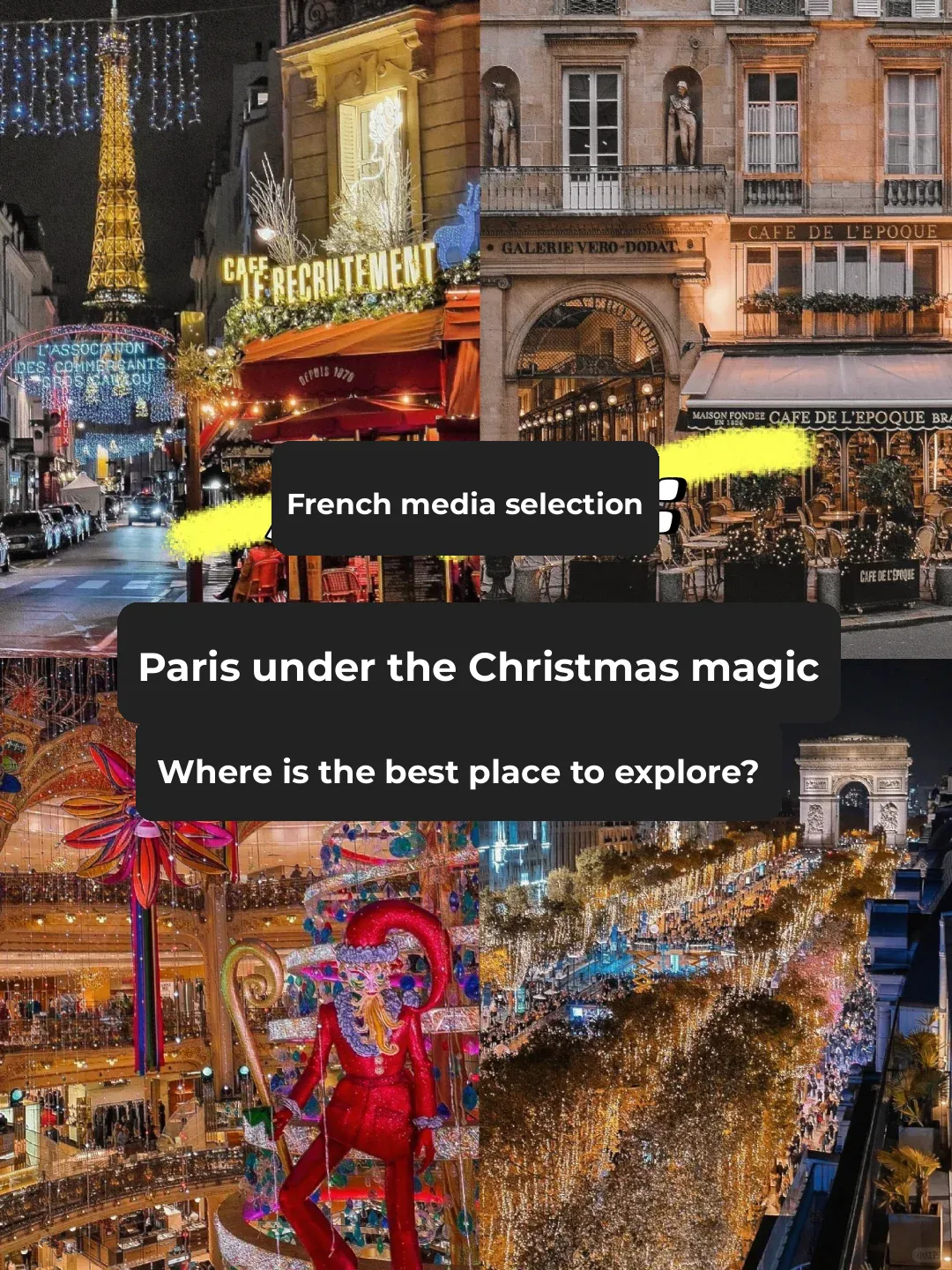 2023 Christmas Season | Where to Find the Most Scenic Spots in Paris?