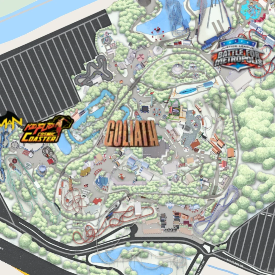 Review of Six Flags Over Georgia in Atlanta