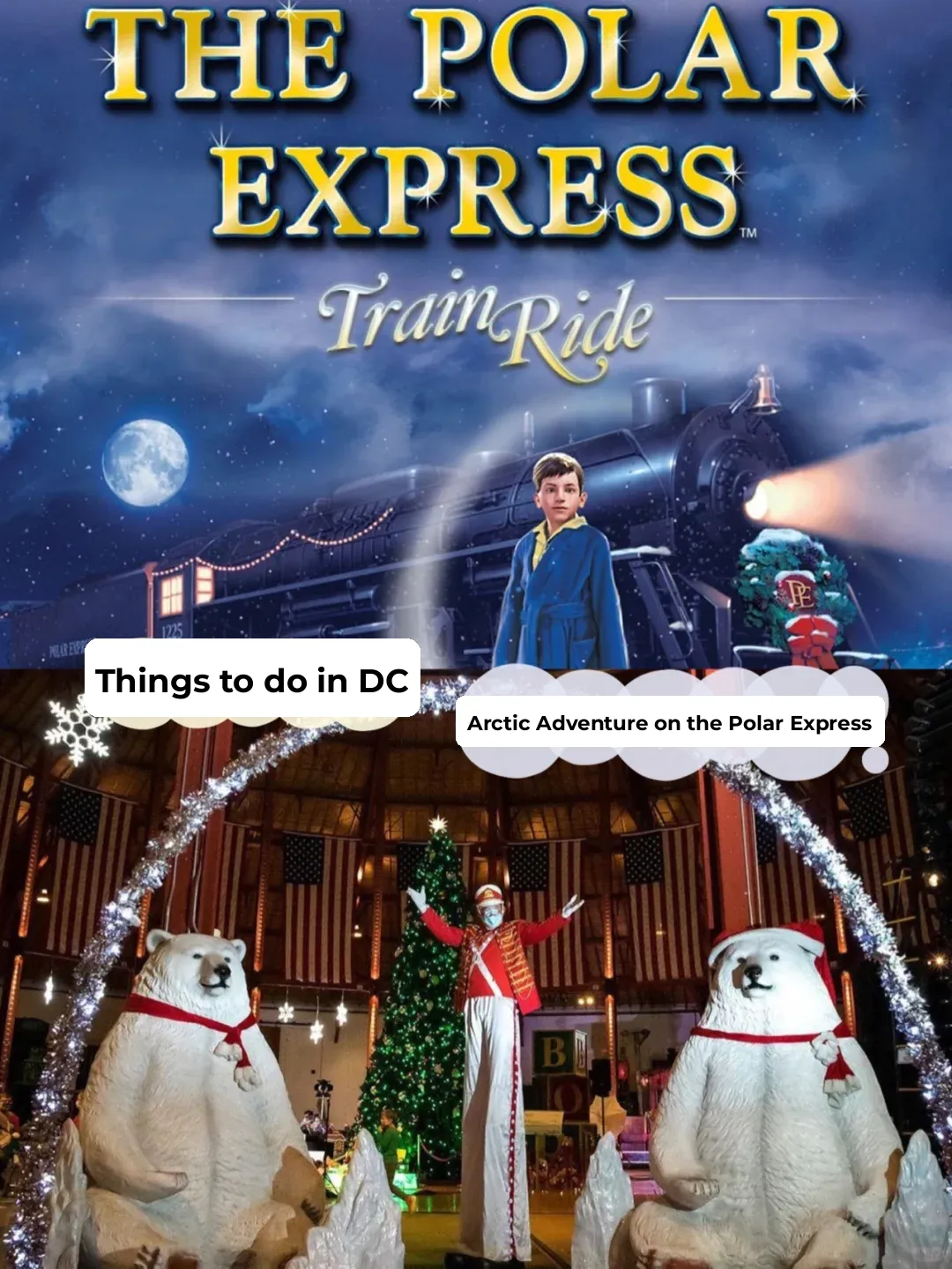 Around DC | Board the Polar Express 🚄 and Embark on a Mysterious Journey to the North Pole 🎅