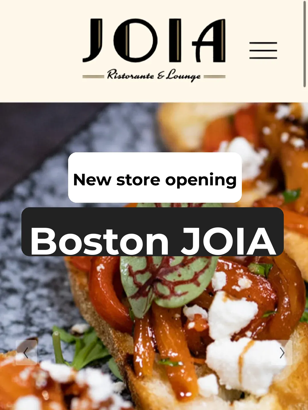 New Spot｜JOIA in Boston