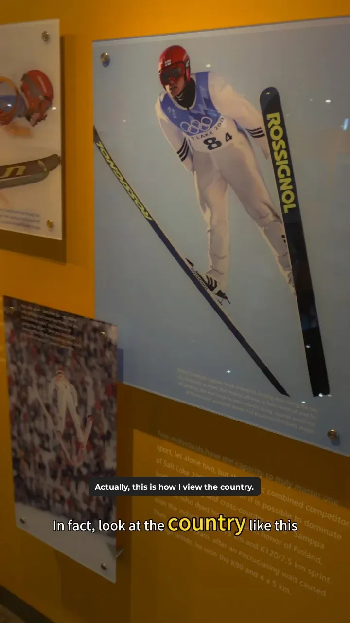 Second Floor of the Park City Ski Resort Museum in Utah: 2002 Salt Lake
