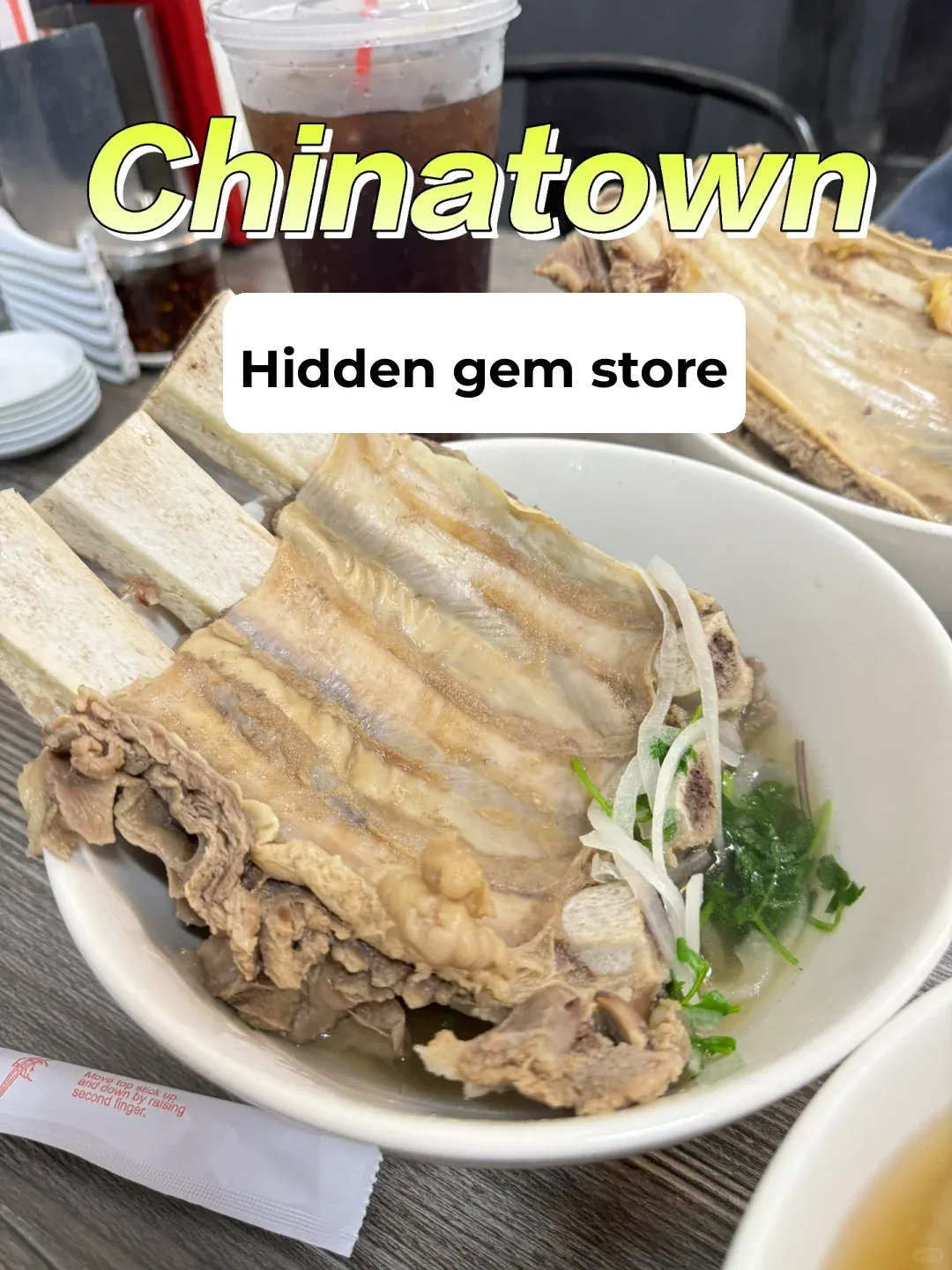 LA｜Giant Pork Rib Pho 😋