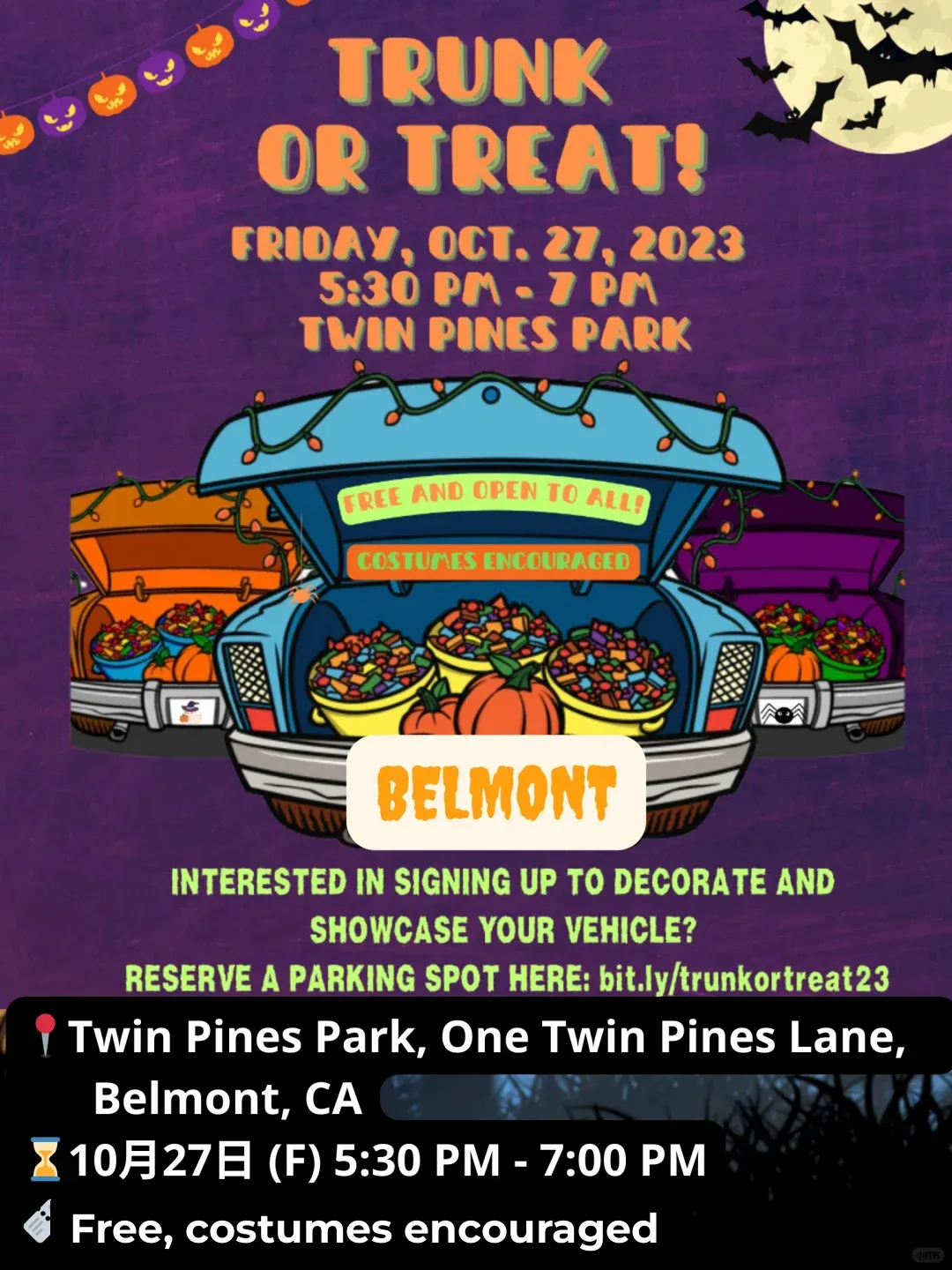 Halloween👻 Best Spots for Bay Area Trick-or-Treating | Details Inside