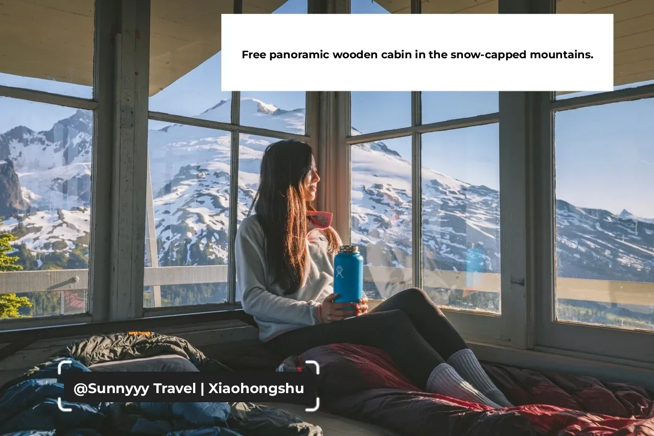 "Free Panoramic Snow Mountain Cabin – You Can Have It Too!"