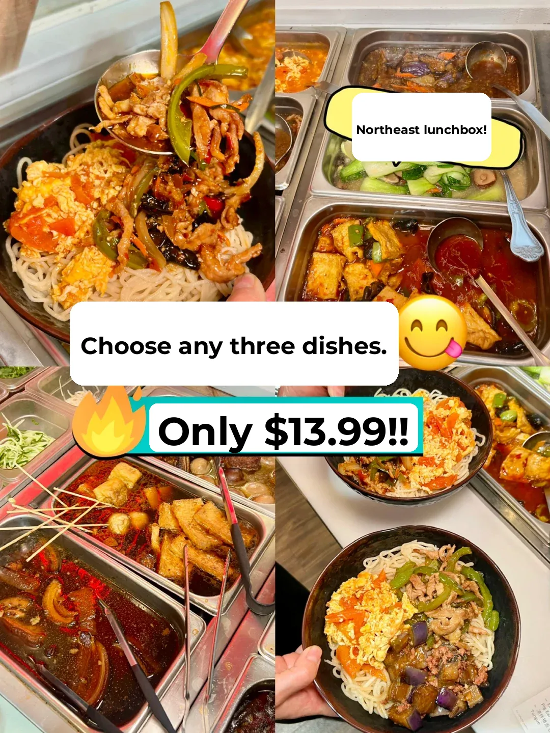 Shocking😱! This New Spot in Bellevue Serves Three Dishes for Just $13?