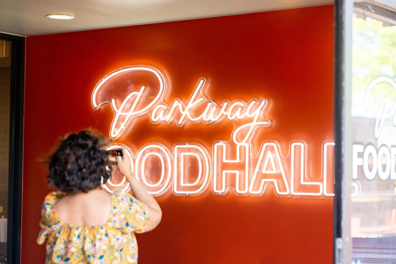 A new cafeteria just opened up north—time to check it out.