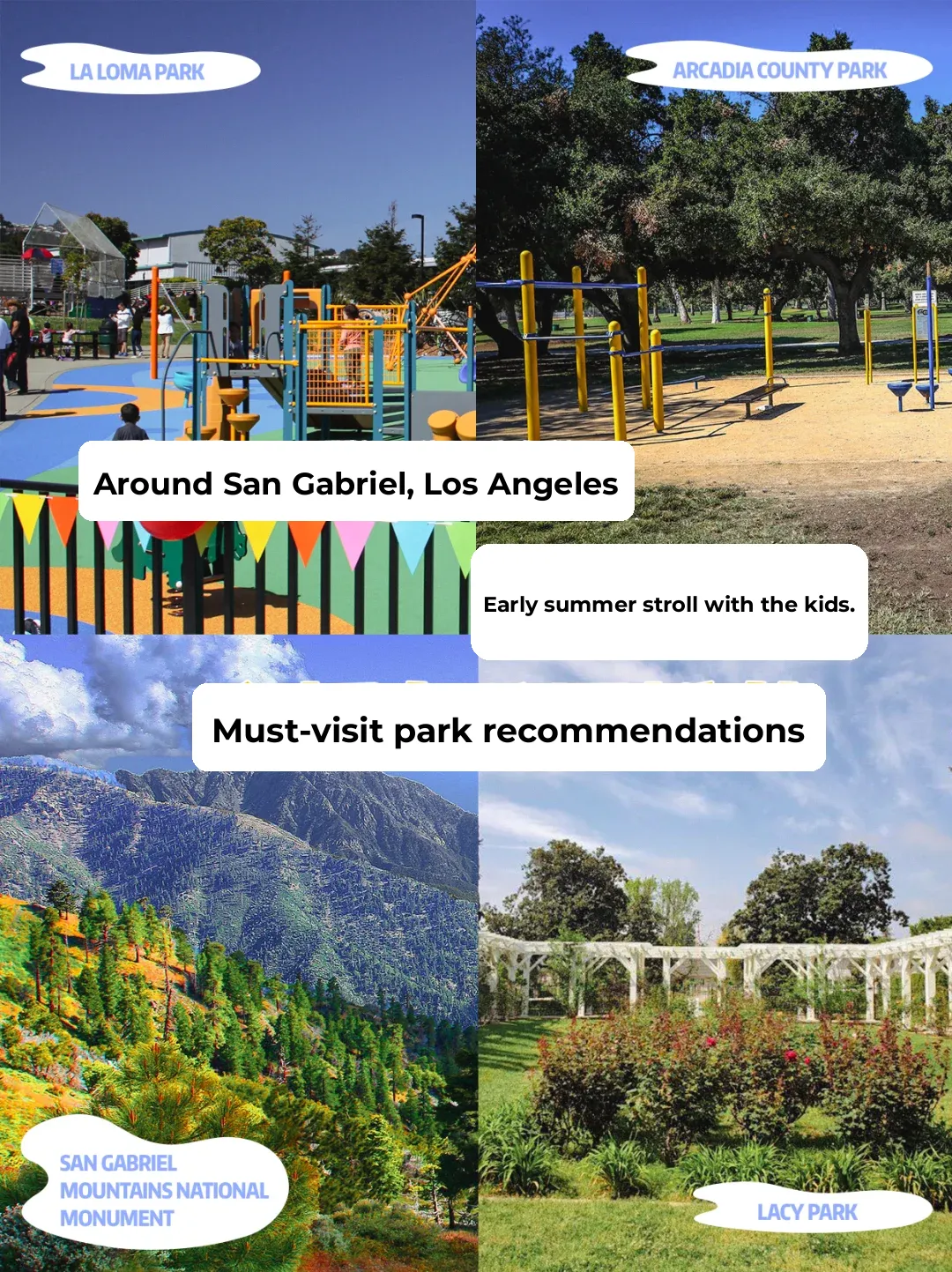 Los Angeles San Gabriel Area | Must-Visit Parks for Early Summer Family Outings