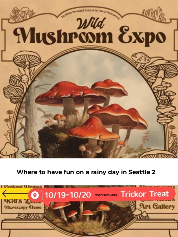10/19-10/20 Rainy Day Fun: Mushroom Exhibition | Trick-or-Treat
