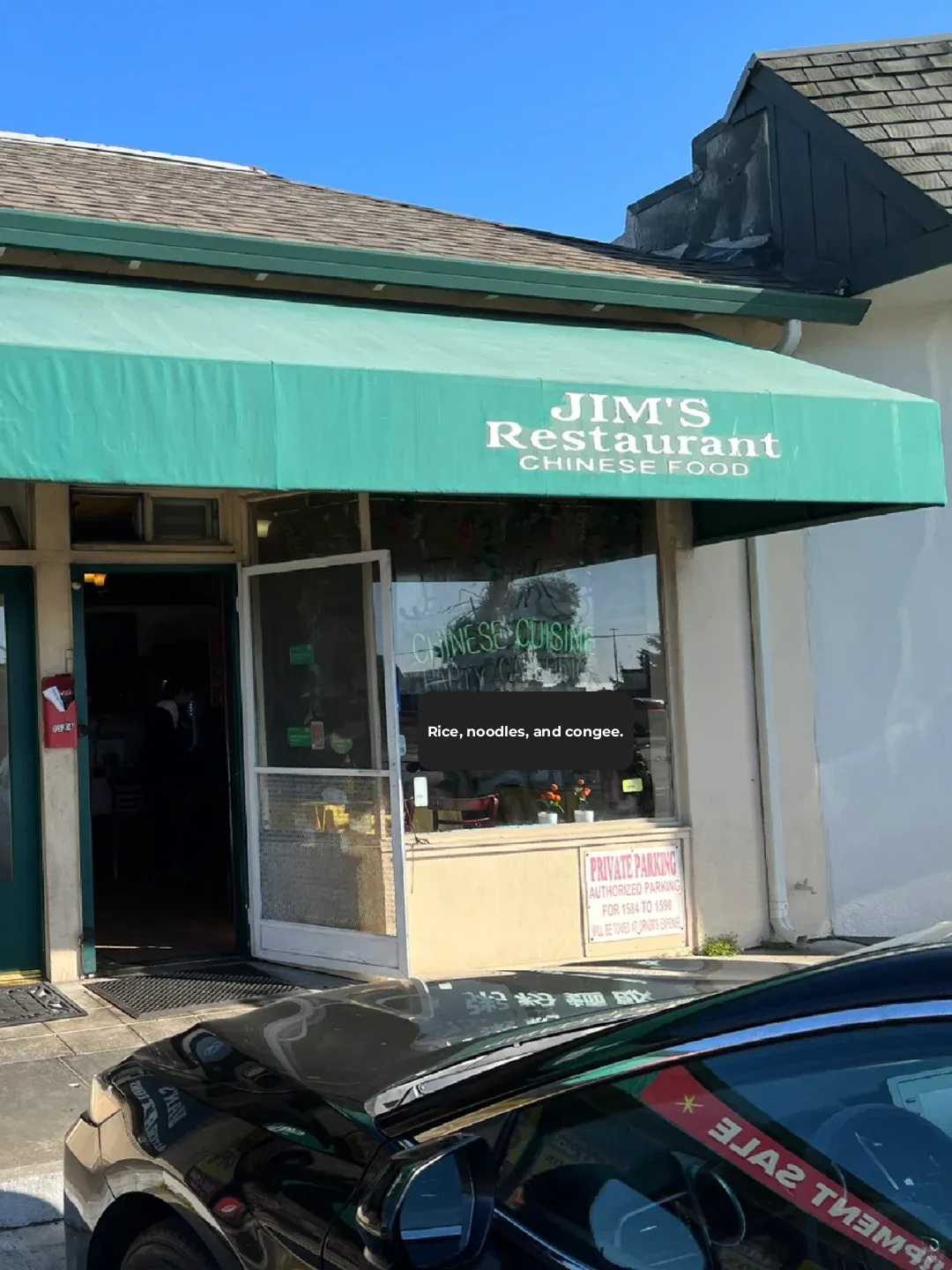 Monterey Chinese Cuisine: Jim’s Restaurant (Jim’s)