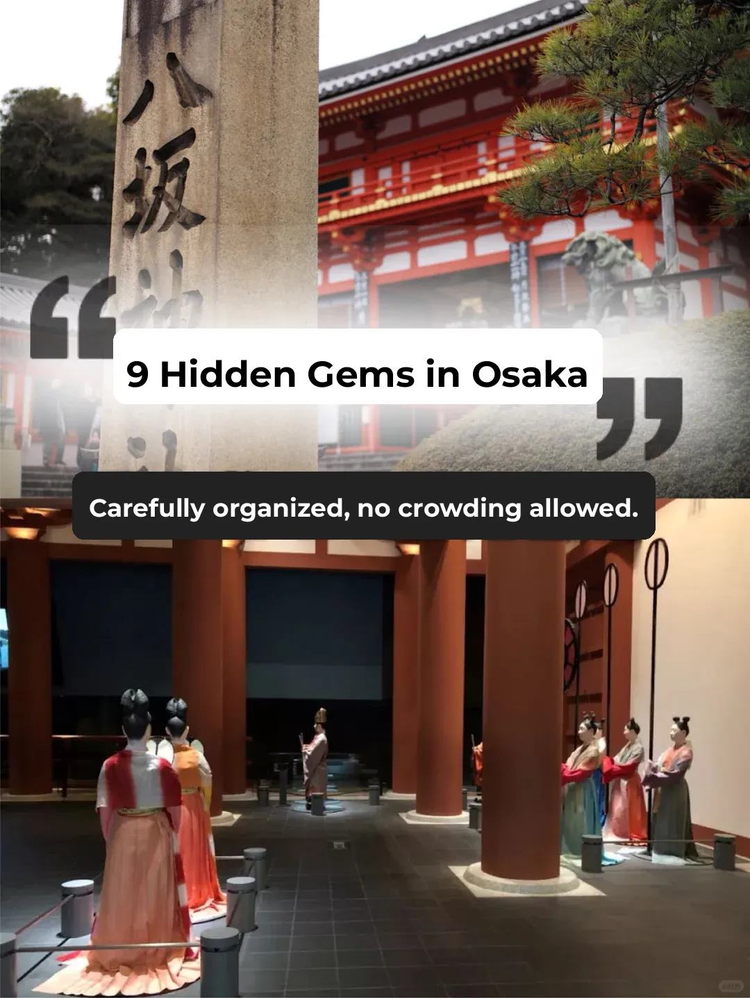 Escape the Crowds ❌ 9 Hidden Gems in Osaka, Japan