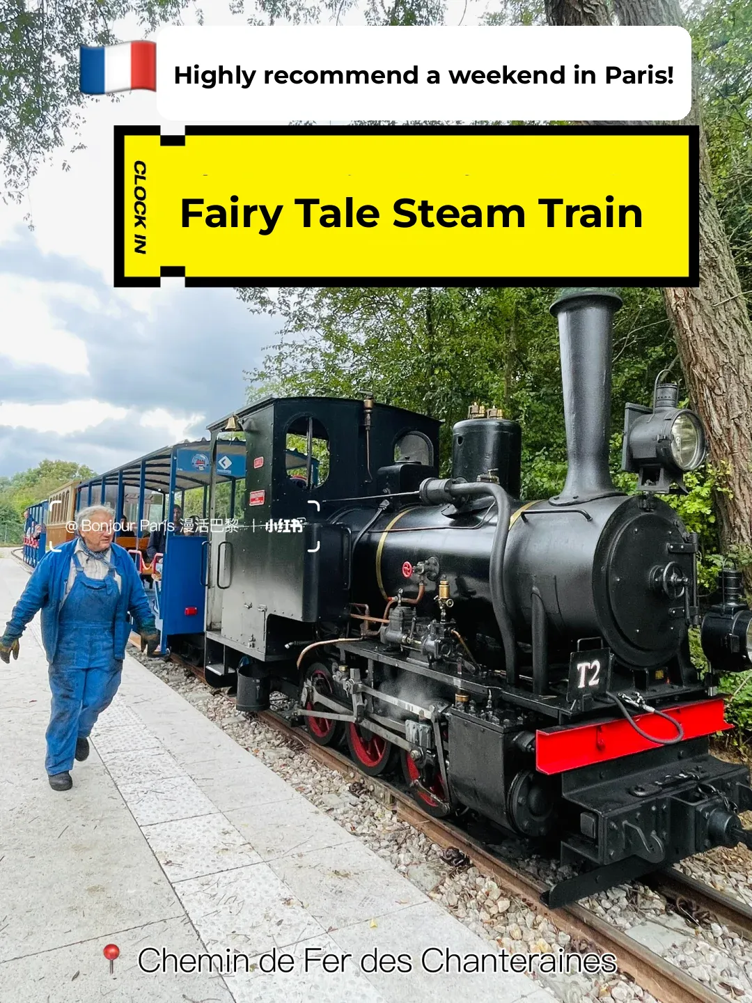 🇫🇷 Paris Steam Train | Highly Recommend a Half-Day Weekend Getaway