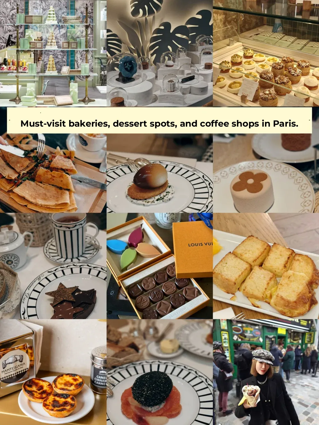 2024 | Top 10 Must-Visit Bakeries & Cafés in Paris for Sweet Treats