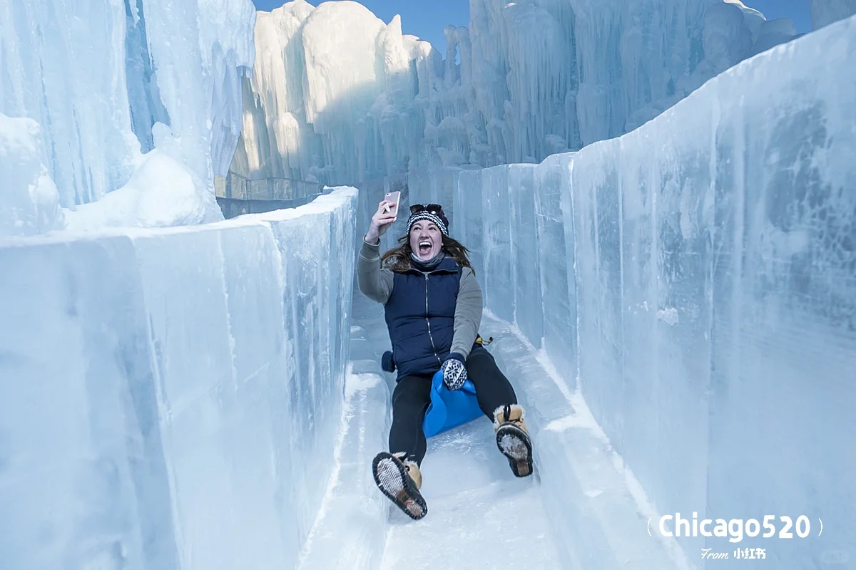 【Travel】North America's Exclusive Ice Castle Brings "Frozen" to Life