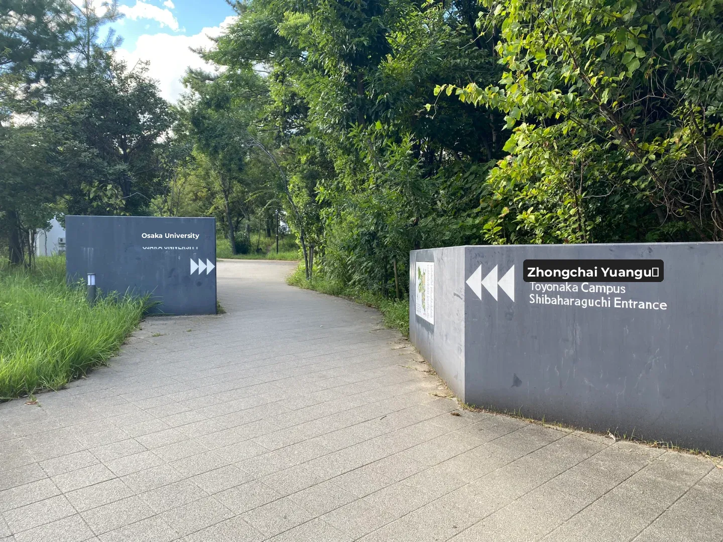 Today I explored the campuses of Kyoto University and Osaka University!